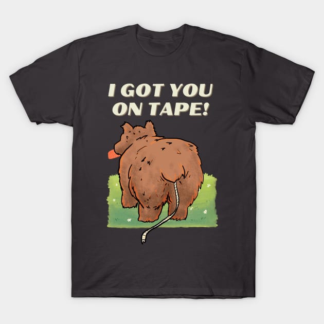 got you on tape... worm T-Shirt by Moonwing